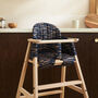 Beechwood Adjustable High Chair And Blue Waves Cover, thumbnail 1 of 11