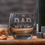 Personalised Dad's Coloured Whisky Glass, thumbnail 2 of 5