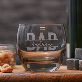 Personalised Dad's Coloured Whisky Glass, 2 of 5