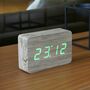 Brick Ash Click Clock Green LED, thumbnail 3 of 4