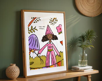 You Are Magic Art Print | Nursery Decor, 2 of 3