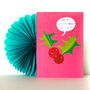 Christmas Holly Berries Card, thumbnail 4 of 5