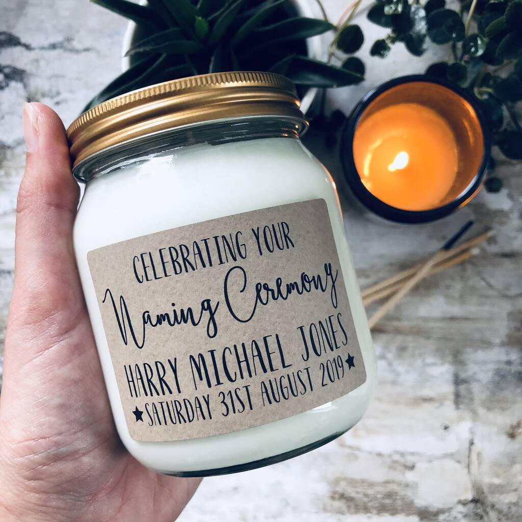 'christening/Baptism/Dedication/Naming Ceremony' Candle By Lollyrocket