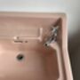 Vintage Pink Twyfords Standard Pedestal Bathroom Sink, thumbnail 10 of 12