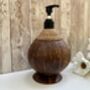 Natural Coconut Shell Soap And Lotion Dispenser, thumbnail 4 of 11