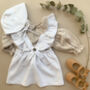 Personalised Linen Children's Dress, thumbnail 4 of 12