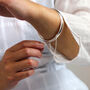 Sterling Silver Plain Hinged Round Bangle, thumbnail 3 of 5