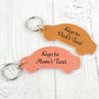 Personalised Leather Car Key Ring, thumbnail 1 of 2