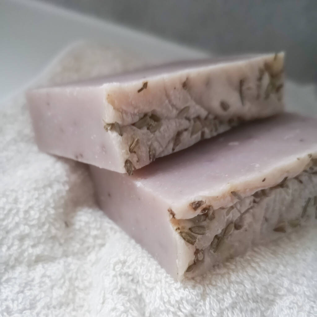 Wild Lavender Wash, Shave And Shampoo Soap Bar, 1 of 6