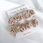 I Cannot Tie The Knot Without You Bridesmaid Scrunchies Champagne, thumbnail 3 of 3