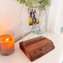 Acrylic Photo Couple Stand With Wooden Base, thumbnail 4 of 4