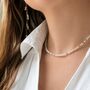 Dainty Freshwater Pearl Beaded Necklace, thumbnail 4 of 12