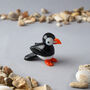 Hand Blown Glass Puffin Ornaments, thumbnail 1 of 2