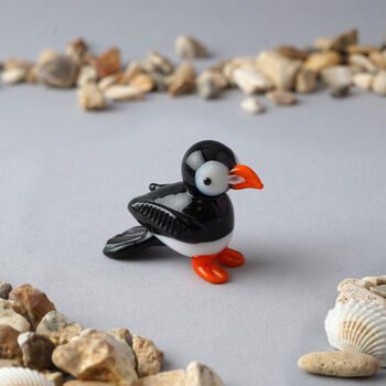 Hand Blown Glass Puffin Ornaments | Gift Boxed | Decoration | Collectable | Gift For Home, 2 of 3