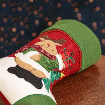 Rudy The Reindeer Personalised Christmas Stocking, 4 of 8