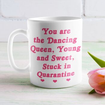 Birthday Dancing Queen In Quarantine Mug, 2 of 2