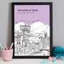 Personalised Derby Graduation Gift Print, thumbnail 6 of 9