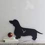 Dachshund Clock With Wagging Tail, thumbnail 1 of 3