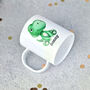Personalised Unbreakable Green Dinosaur Children's Mug, thumbnail 2 of 2