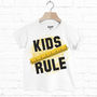 Kids Rule Children's Slogan T Shirt, thumbnail 3 of 3