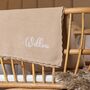 Scalloped Edge Baby Knit Blanket | Personalised, thumbnail 6 of 6