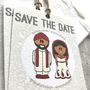 Indian Save The Date Magnet, thumbnail 2 of 4