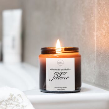 Roger Federer Candle With Matches, Tennis Gifts, 3 of 11