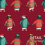 'Penguin Parade' Christmas Jumper Wrapping Paper, thumbnail 2 of 2