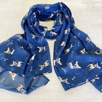 Chihuahua Dog Print Scarf, 3 of 6