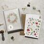 Watercolour Christmas Card Set Of Six, thumbnail 3 of 5