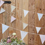 10m Wedding Party Floral Design Flag Bunting Decoration, thumbnail 1 of 4