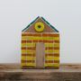 Mini Stripy Beach Hut Coastal Decor Ornament, thumbnail 2 of 10