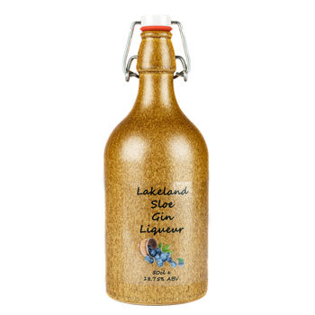 Lakeland Liqueurs Sloe Gin Liqueur In Stone Bottle, 3 of 4