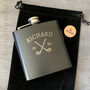Personalised Golfers Hip Flask And Ball Marker Gift Set, thumbnail 2 of 11