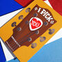 I Pick You Guitar Anniversary And Valentines Card, thumbnail 4 of 4