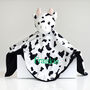 Personalised Cow Baby Comforter Black And White, thumbnail 1 of 8