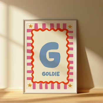 Personalised Name Nursery Print, 7 of 9