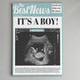 Personalised Newspaper Baby Announcement Puzzle, thumbnail 5 of 5