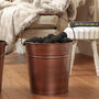 Personalised Copper Coal Bucket, thumbnail 3 of 9