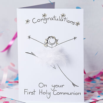 Personalised First Holy Communion Card, 2 of 3