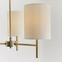 Three Light Shaded Chandelier, thumbnail 7 of 12