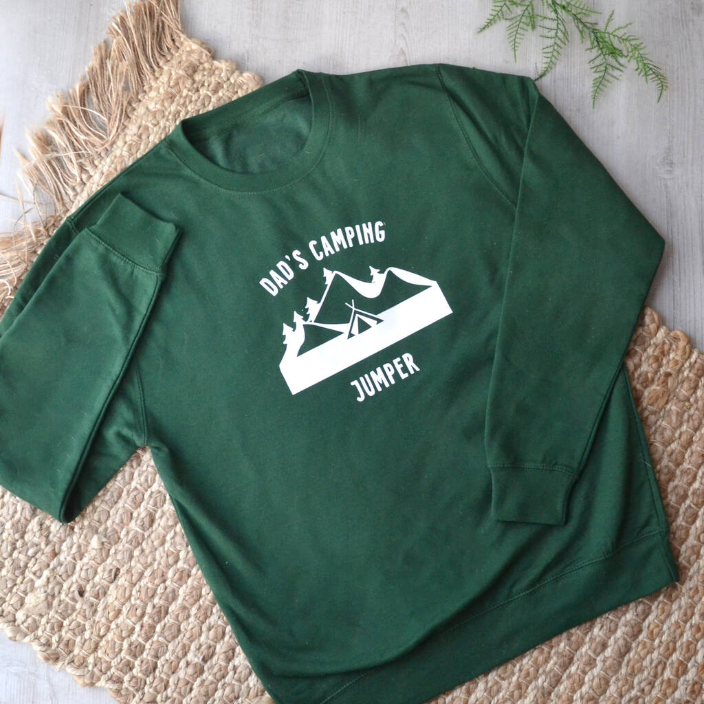 Personalised Camping Jumper By Solesmith | notonthehighstreet.com