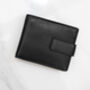 Personalised Mens Luxury Leather Wallet Rfid Safe, thumbnail 5 of 12