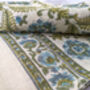 Handmade Indian Block Printed Scarf, Linen Khadi Cotton, thumbnail 8 of 10