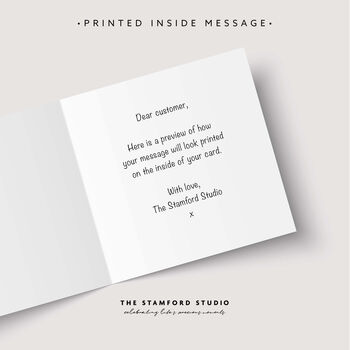 Personalised Valentine’s Card For Daddy From Baby, On Our First Valentine’s Day, Personalised With Names, 4 of 4