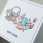 Easter Bunny, Personalised Card, thumbnail 2 of 3