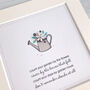 Sweet Garden Print With Verse, thumbnail 6 of 7