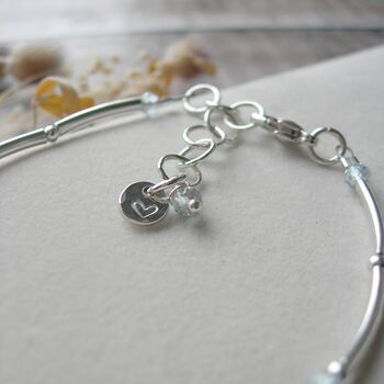 Topaz Sterling Silver Bracelet, 3 of 6