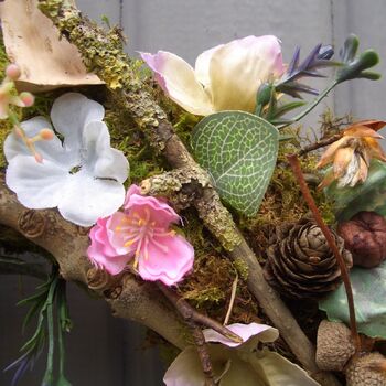 Spring Summer Hedgerow Wreath Door Wedding Home Decoration, 5 of 5