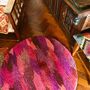 Handmade Tufted Pink, Purple, Peach Red Rug, thumbnail 5 of 12